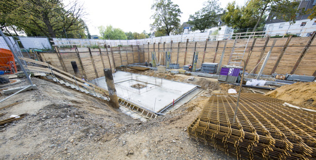 Ulrich Simons - Baugrube Tiefgarage Lütticher Straaße 159